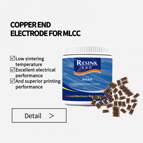 Copper end electrode slurry
