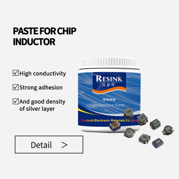 Chip type inductor silver paste